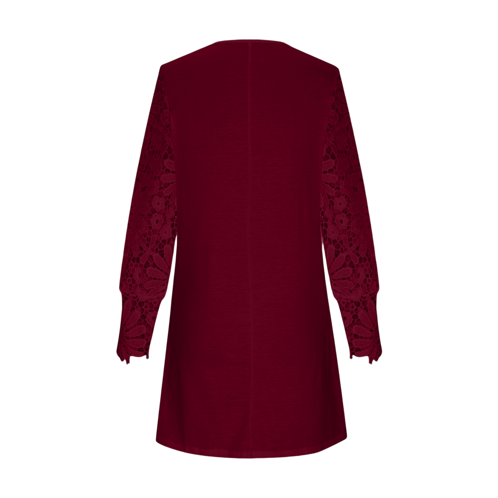 thumbnail image 5 of Vestido boho con hombros descubiertos para mujer: cuello en V, manga corta, estampado floral, cintura elástica, poliéster, vestido midi playero, 5 of 5